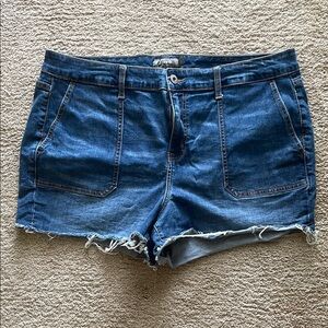 Torrid Dark Blue Jean Shorts